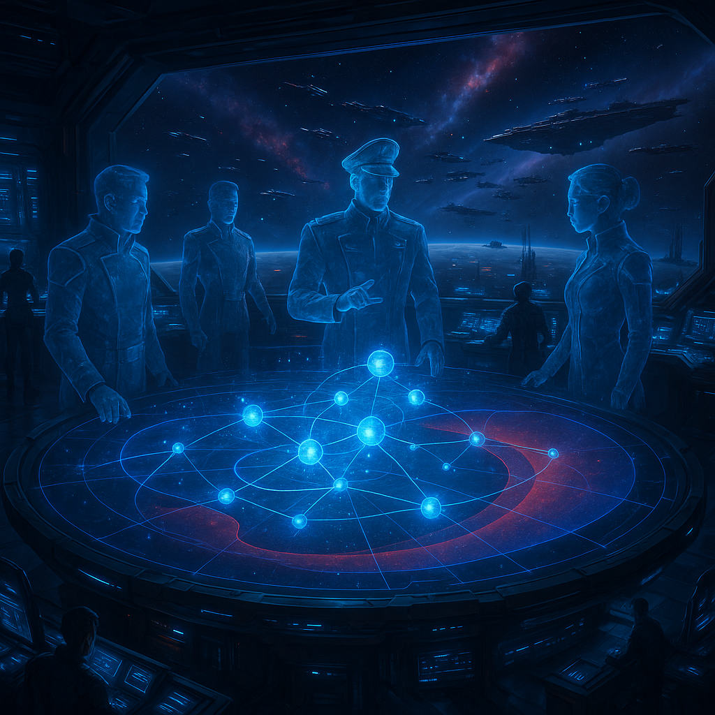 Cuenta múltiple de alianza en War for Galaxy: en qué se diferencia del imperio personal y para qué sirve