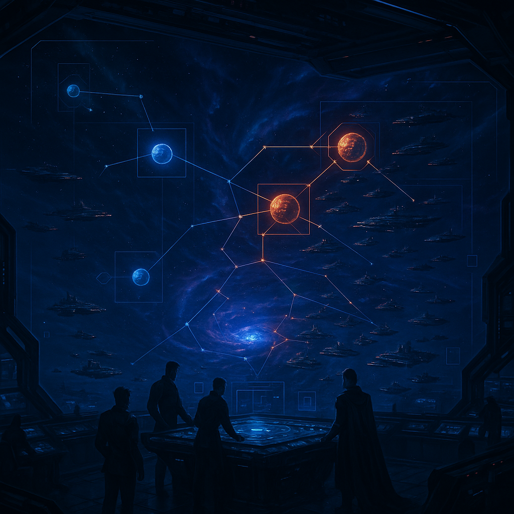 Cuenta múltiple de alianza en War for Galaxy: para qué sirve y en qué se diferencia del imperio personal