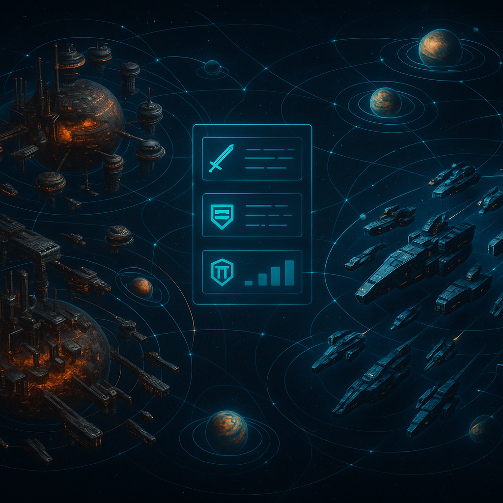 Clasificación de combate, ligas y clasificación general en War for Galaxy: por qué "el más fuerte" no siempre es el más rico