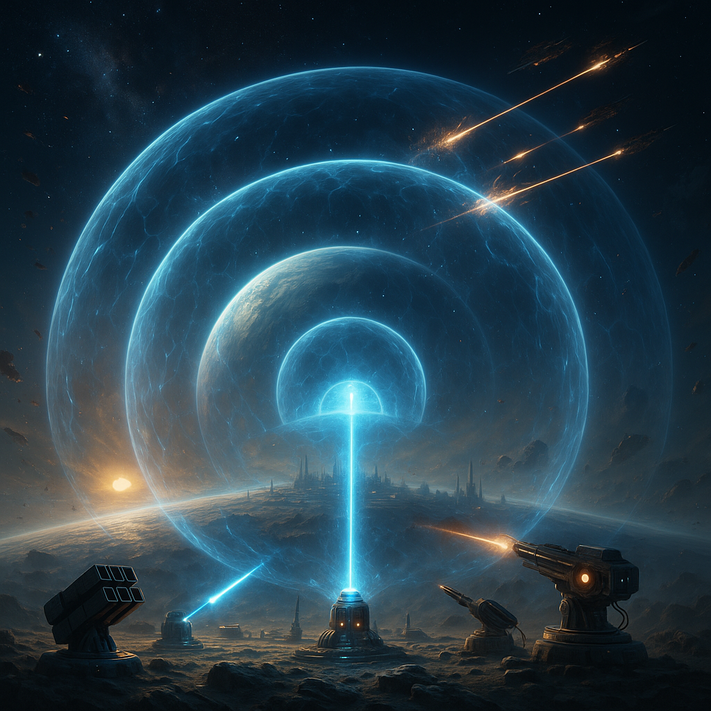 War for Galaxy에서 에너지 돔: 작은 돔과 큰 돔이 왜 필요한가, 그리고 어떻게 행성을 보호하는가
