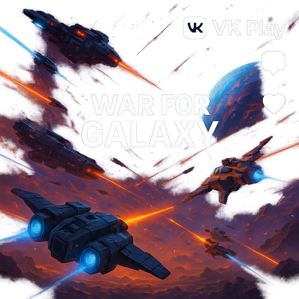 Интеграция War for Galaxy с VK Play: играй вместе с друзьями в социальной сети
