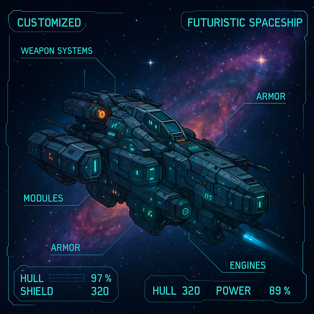 Как настроить идеальный корабль в War for Galaxy: подборка модулей и экипировки для разных стилей игры