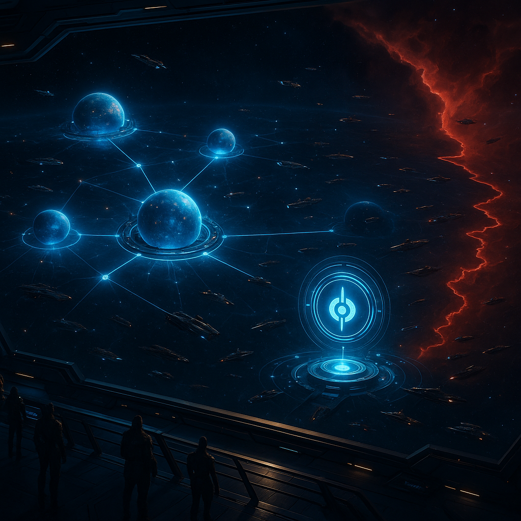Nouvelles alliances dans War for Galaxy : compte multi-commun et contrôle de la galaxie