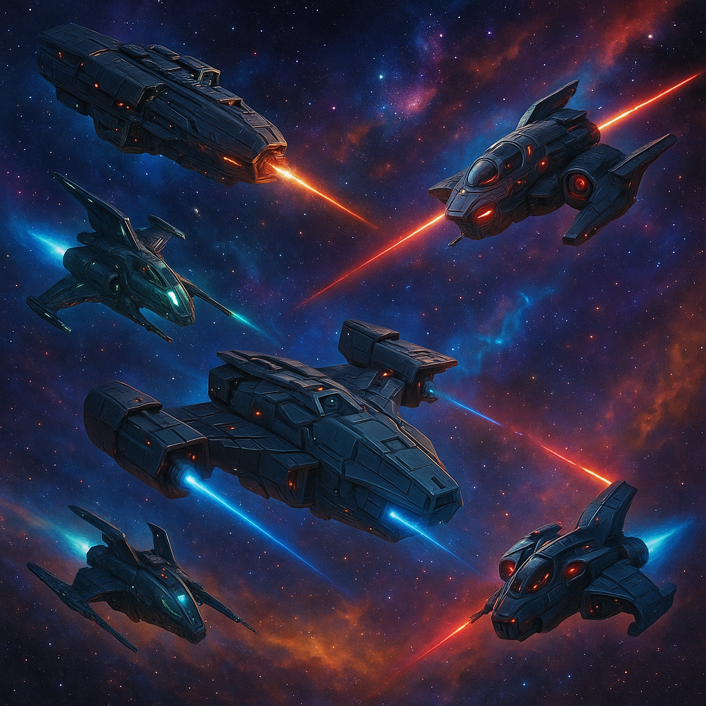 Обзор уникальных кораблей в War for Galaxy: модели, способности и тактика