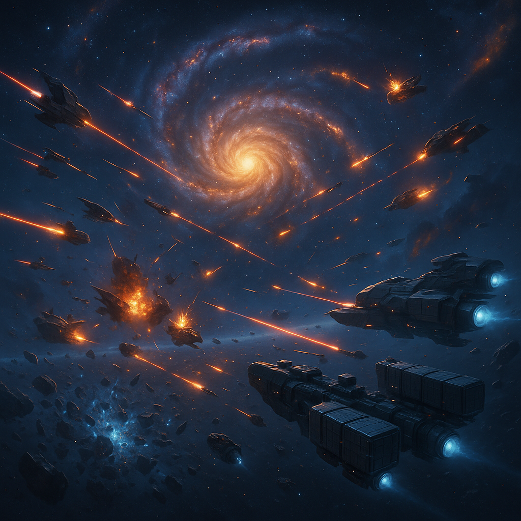 Piratas y escombros: cómo farmear sin guerra con jugadores en War for Galaxy