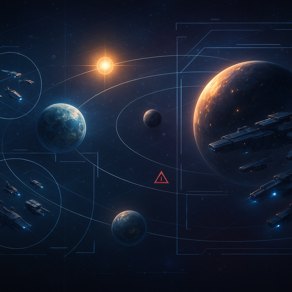 Piratas en War for Galaxy: cómo aparecen y por qué su composición depende de la fuerza del sistema