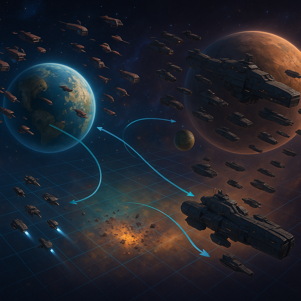 Pirates in War for Galaxy: When They Appear, Why They Disappear, and What Determines Fleet Strength