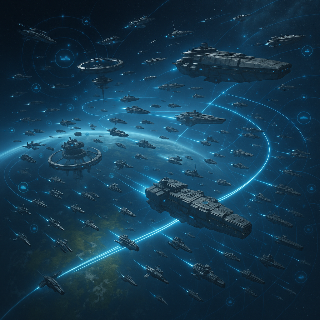 Attaque et défense conjointes dans War for Galaxy : comment une alliance peut unir ses flottes sans chaos