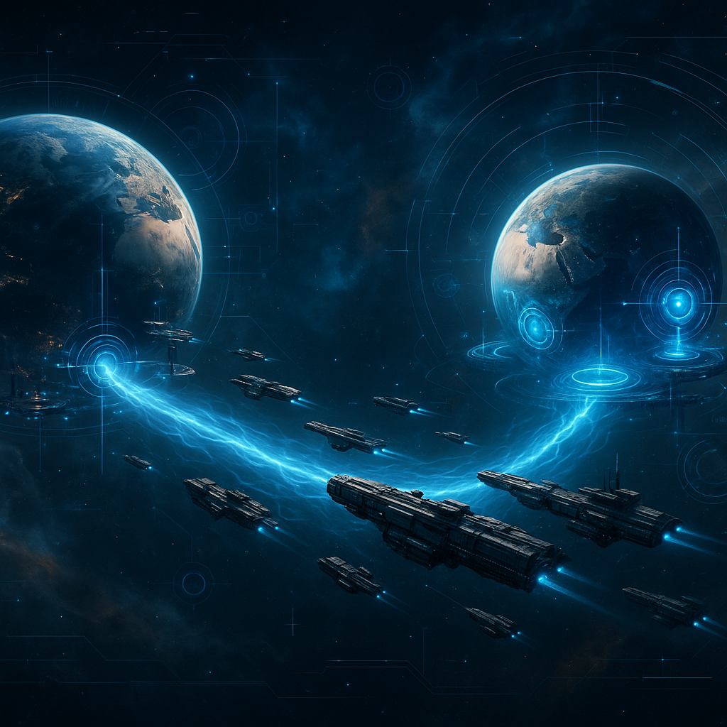 Телепорт в War for Galaxy: мгновенная мобильность без расхода антиматерии