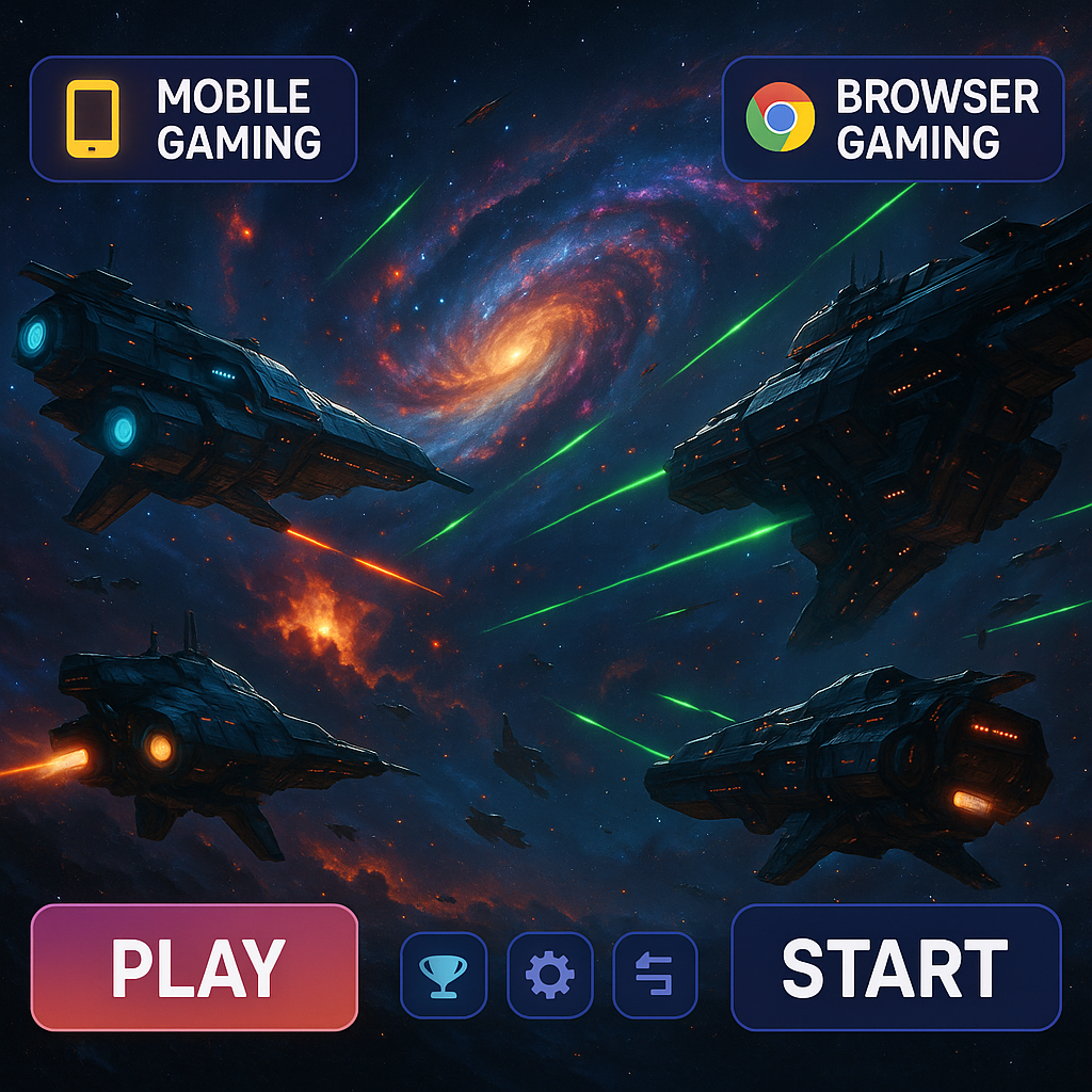 War for Galaxy: браузерная игра против мобильной версии — удобство, графика и возможности