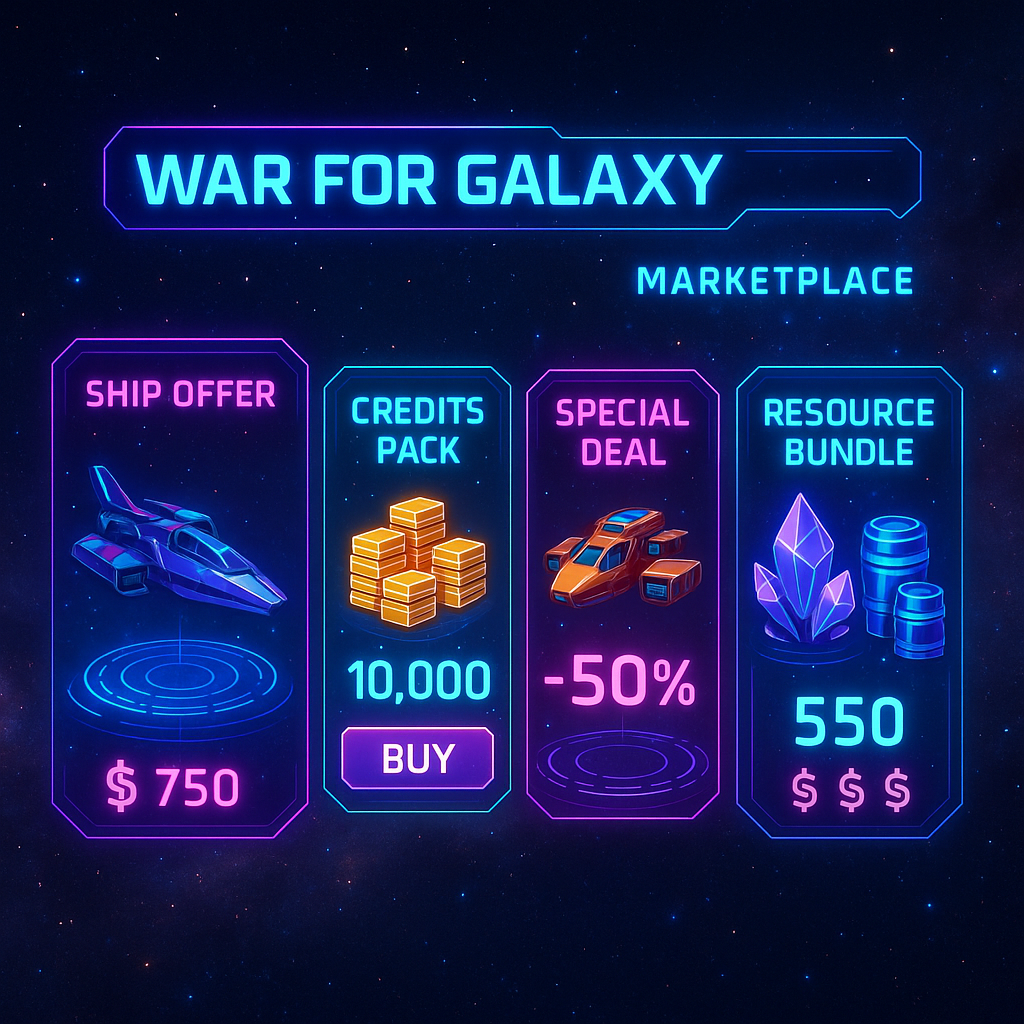 War for Galaxy: How to Use the In-Game Store Effectively — A Review of the Best Deals