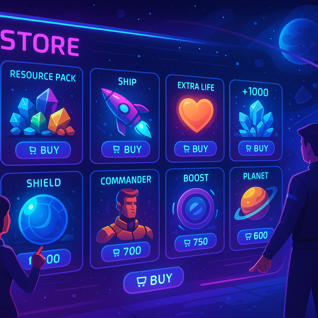 War for Galaxy: How to Use the Web Store to Enhance Your Gameplay — Review of Items and Bonuses