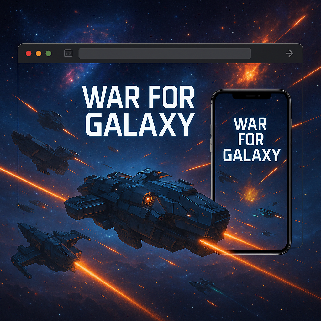 War for Galaxy: как начать играть без скачивания — обзор браузерной версии и сравнение с мобильным приложением