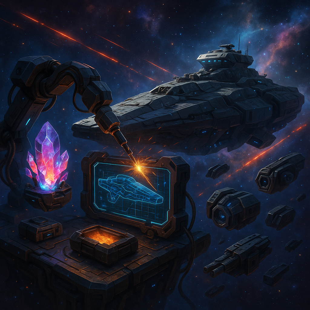 War for Galaxy: крафт и улучшения экипировки — полный гайд по материалам и советам