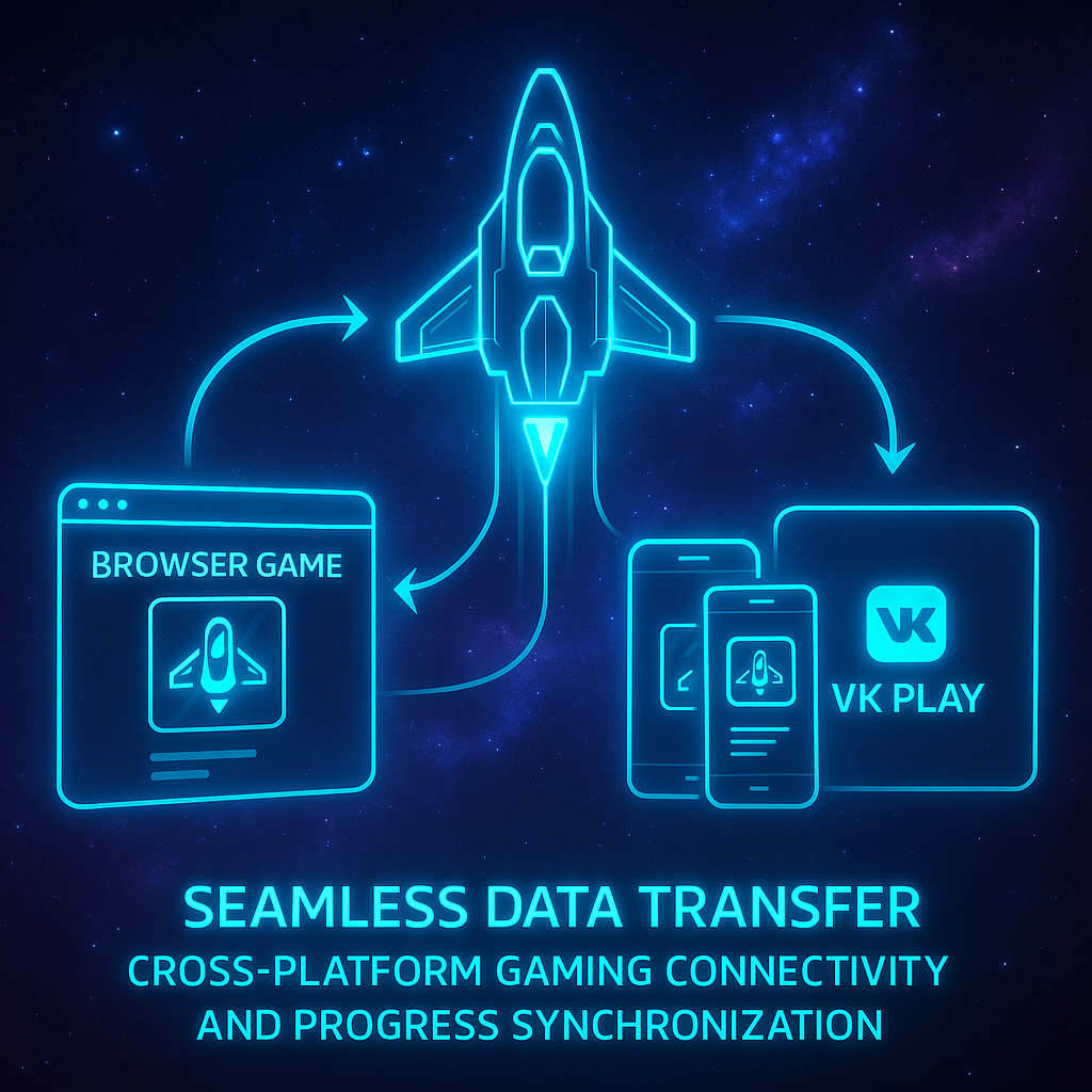 War for Galaxy: кроссплатформенность игры — сохранение и перенос прогресса между браузером, мобильными и VK Play