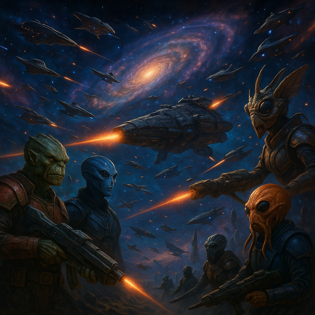 War for Galaxy: Лор и вселенная — погружение в сюжет и расы