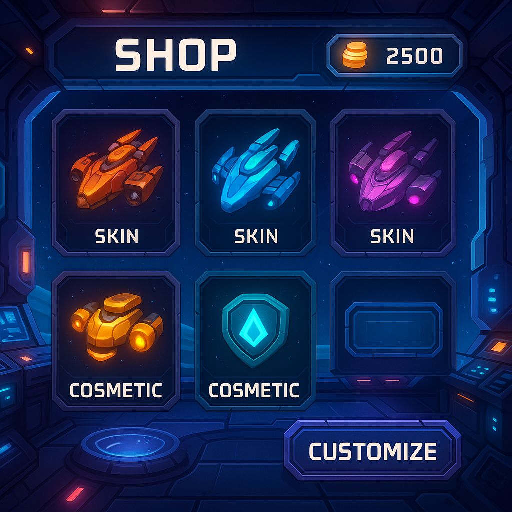 War for Galaxy: лучшие скины и косметические предметы в магазине — обзор ассортимента