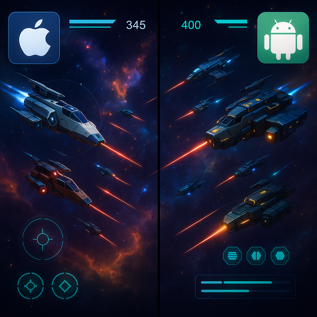 War for Galaxy: Mobile Versions iOS vs Android — Performance, Interface, and Extra Features Comparison
