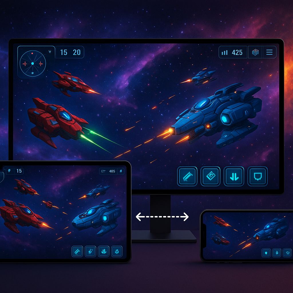 War for Galaxy: A Cross-Platform Game Between PC and Mobile Devices — Advantages and Features