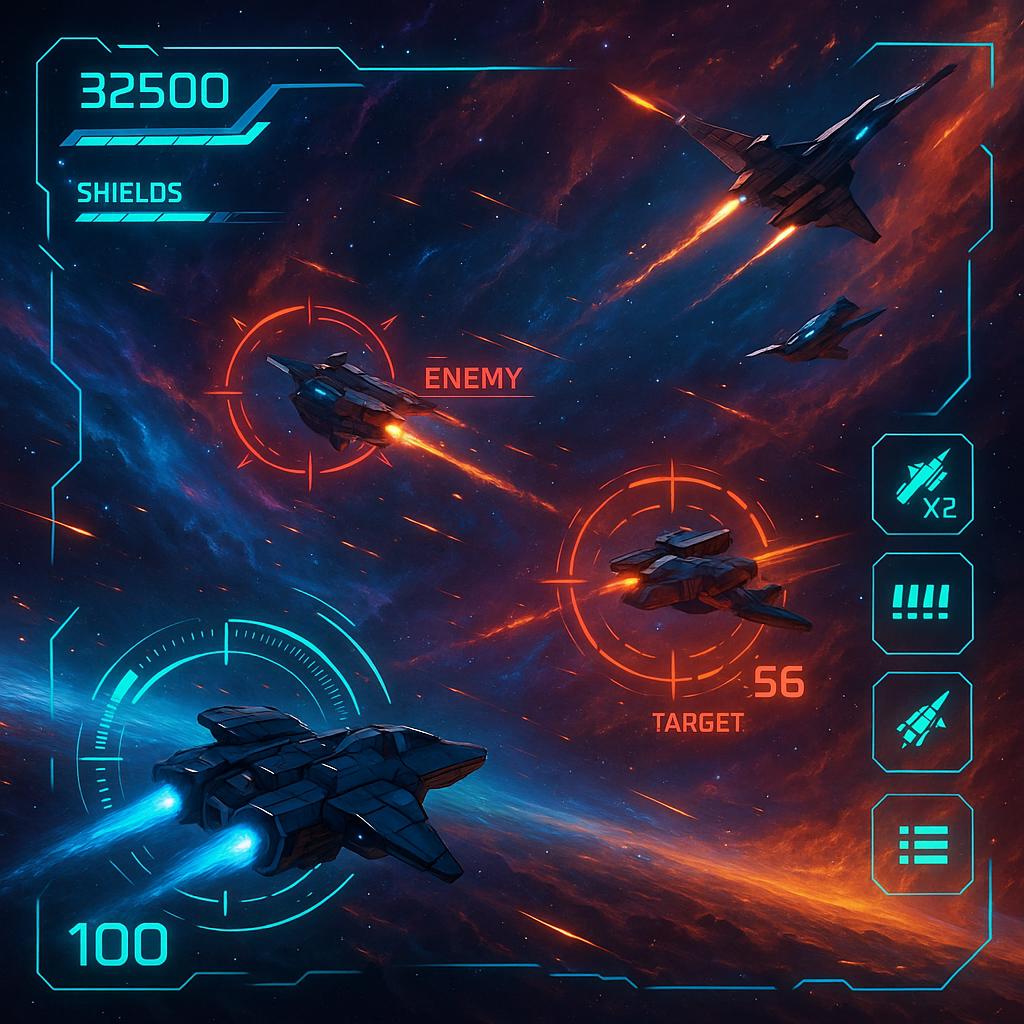 War for Galaxy: обзор графики и интерфейса — визуальный стиль и удобство управления