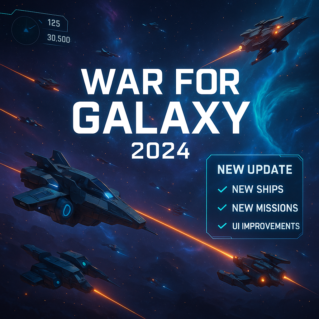 War for Galaxy: обзор новых возможностей обновления 2024 года