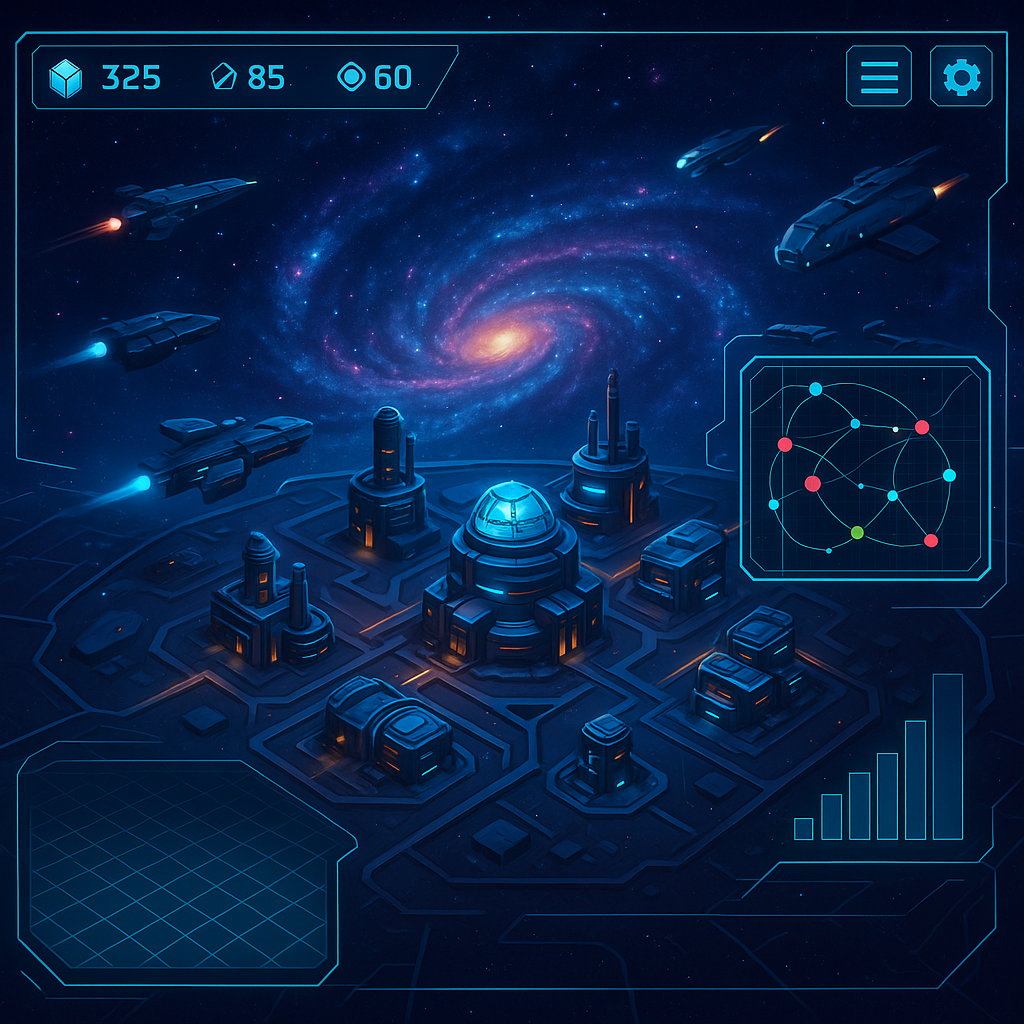 War for Galaxy: обзор стратегии и тактики развития базы — разбор основных направлений прокачки и советы для новичков