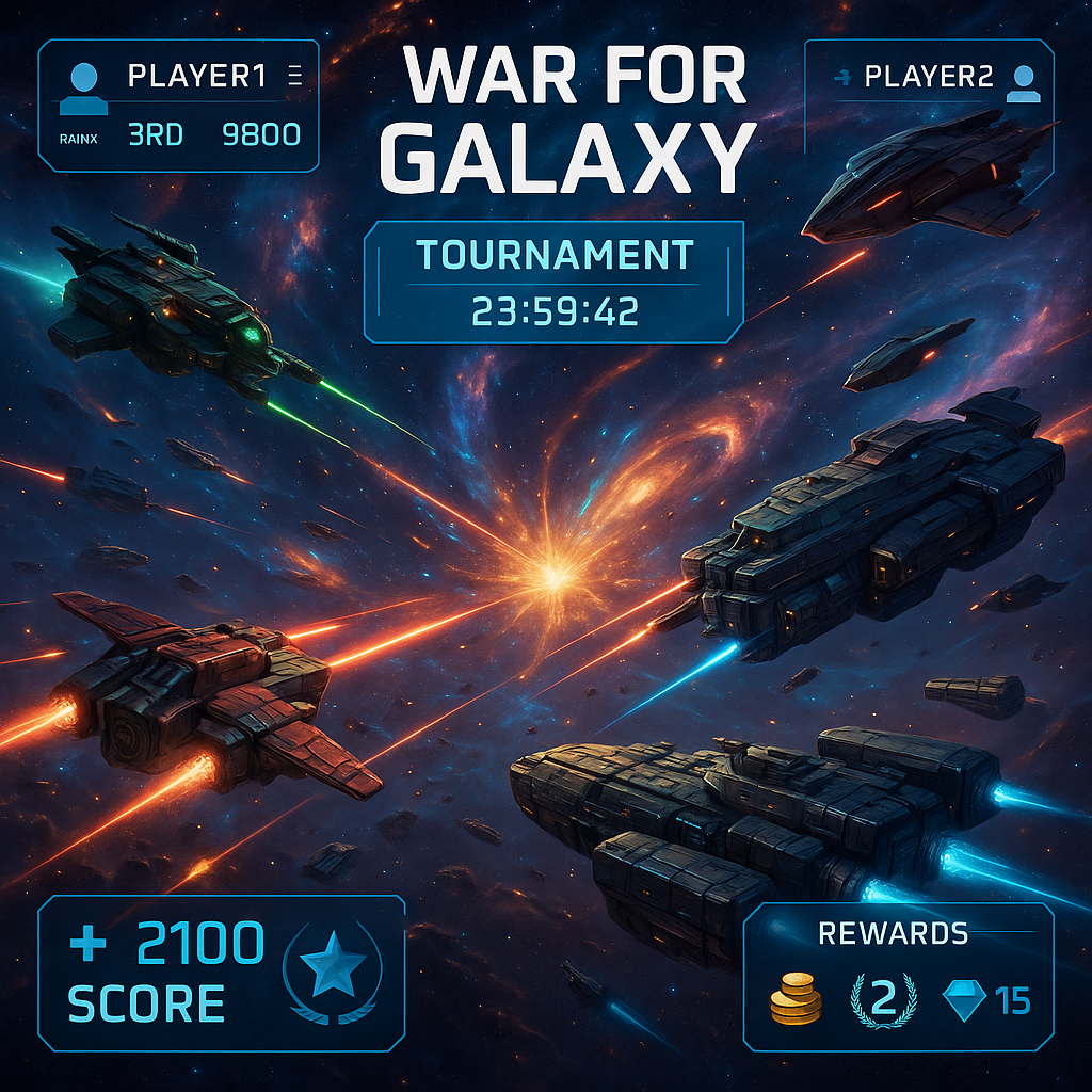 War for Galaxy: события и турниры в игре — как принять участие, призы и календарь текущих мероприятий