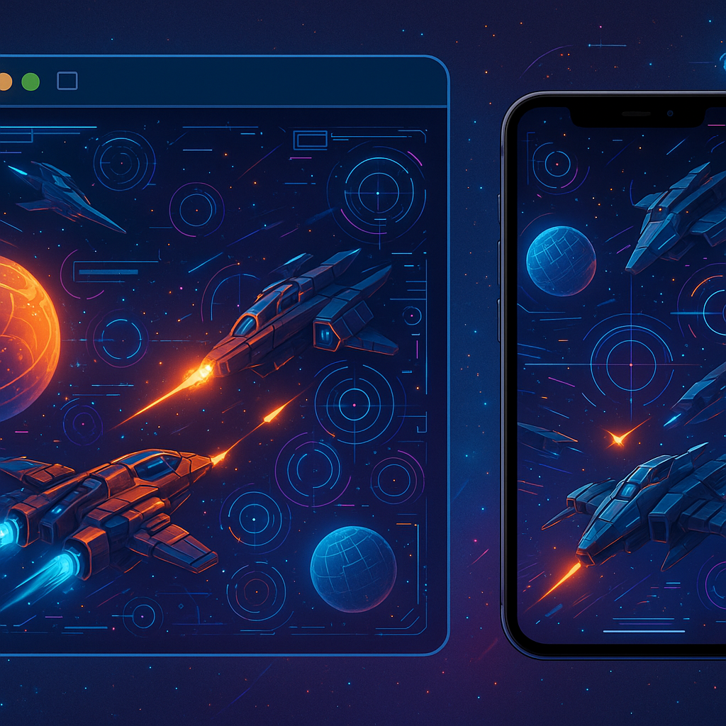 War for Galaxy: сравнение браузерной и мобильной версии — удобство, графика и скорость загрузки