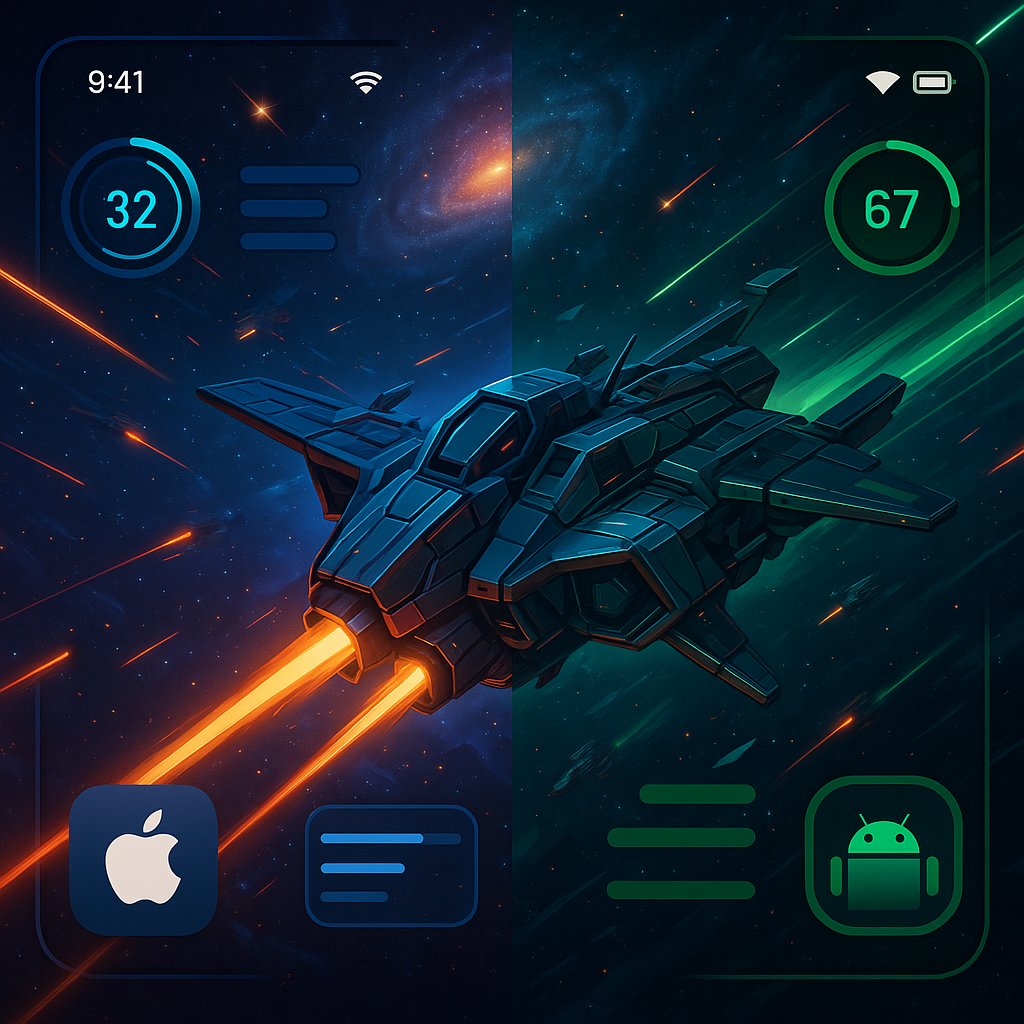 War for Galaxy: сравнение версии для iOS и Android — отличия в игровом процессе и особенностях