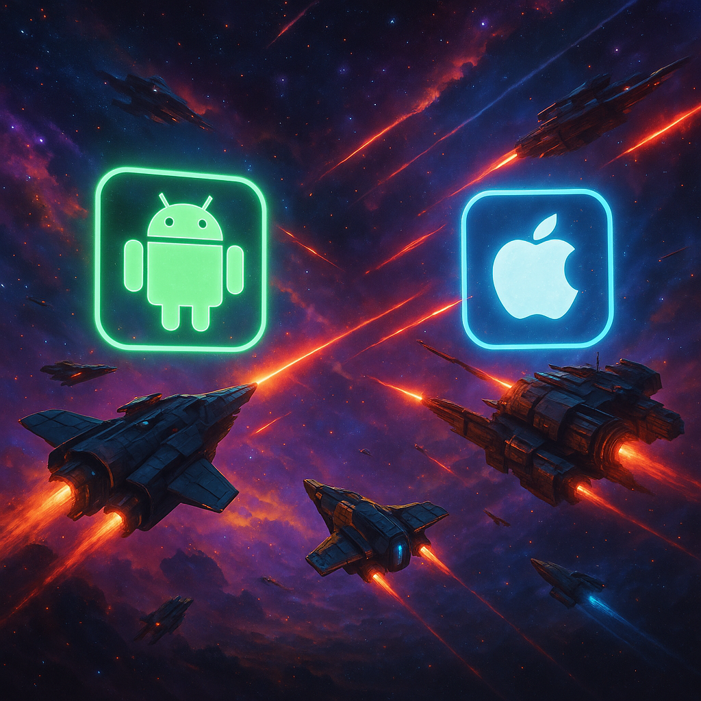 War for Galaxy: сравнение мобильных приложений для Android и iOS — преимущества каждой платформы