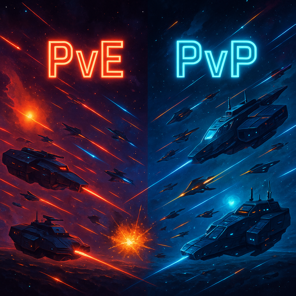 War for Galaxy: сравнение PvE и PvP режимов — особенности, плюсы и минусы, советы по выбору