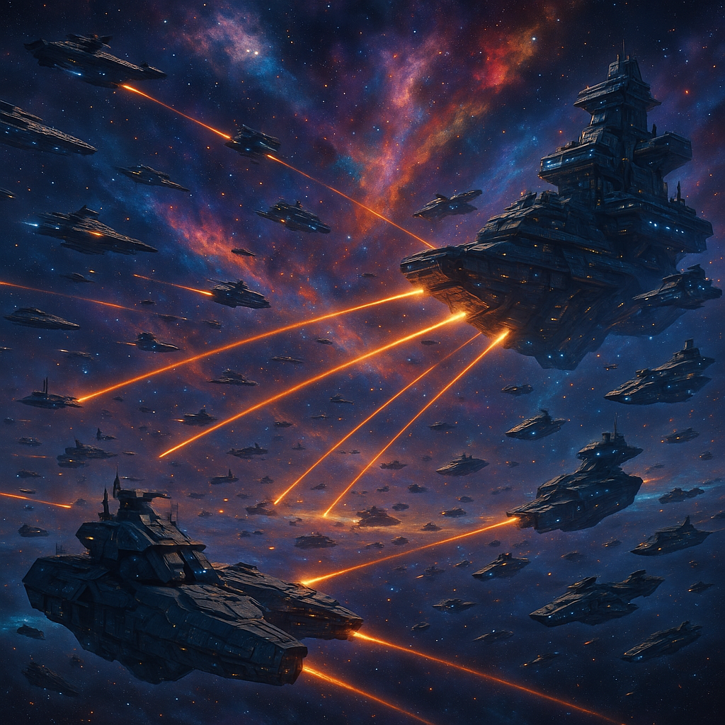 War for Galaxy: The Importance of Team Play and Guilds for Success in Space