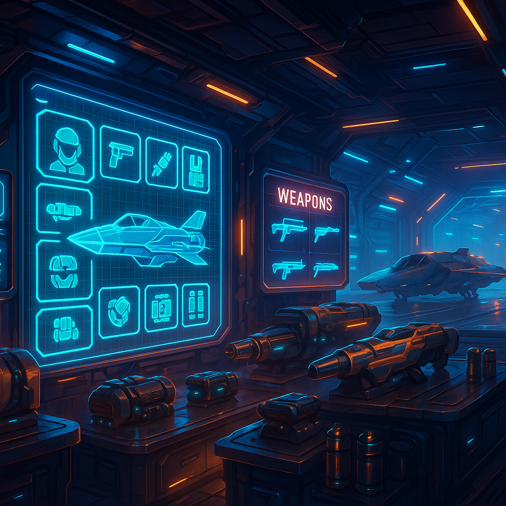 War for Galaxy: Внутриигровой магазин и экипировка — ассортимент и преимущества