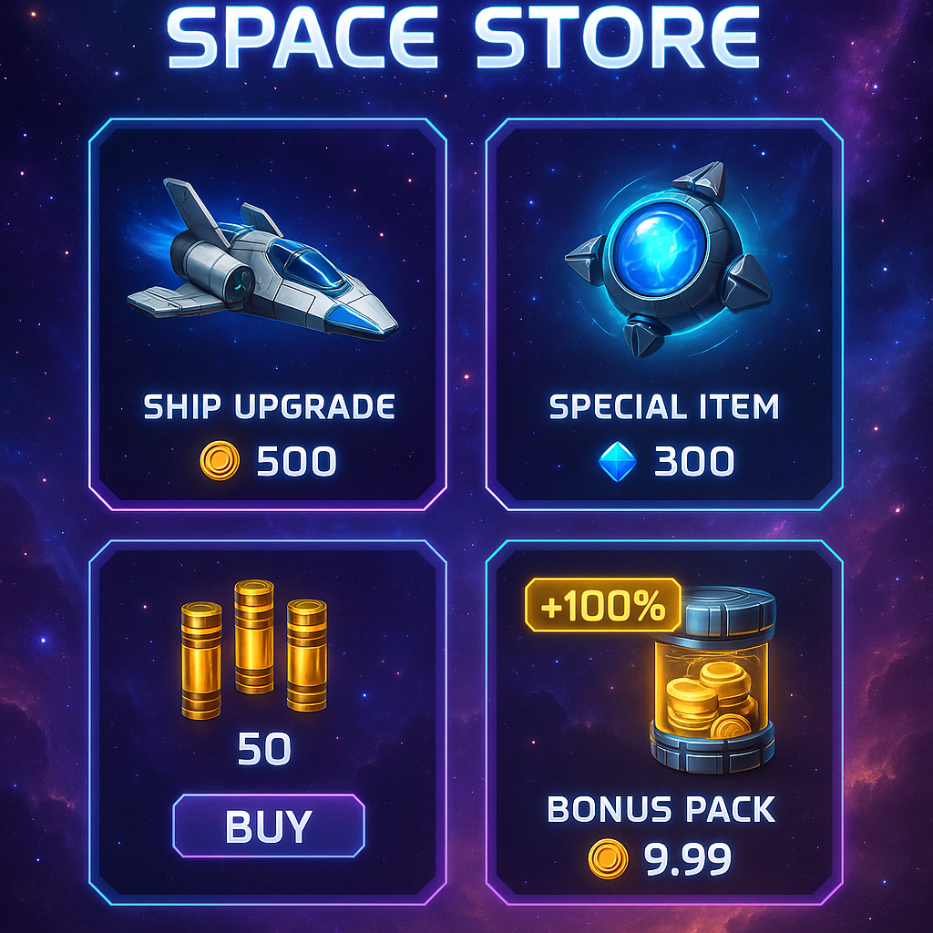 War for Galaxy: Внутриигровой магазин — обзор товаров и выгодных предложений