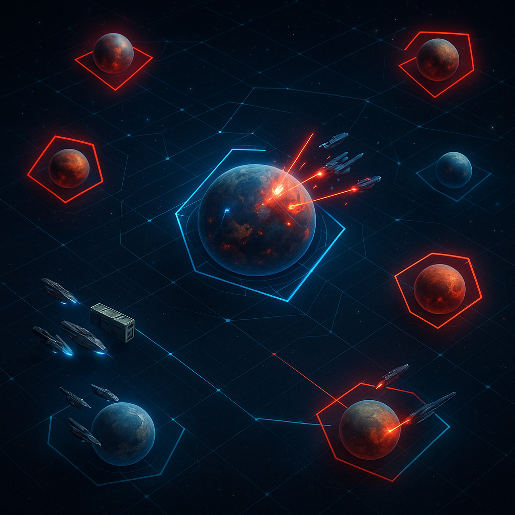 War for Galaxyにおけるアライアンス惑星の制圧：通常攻撃で所有者が変わらない理由
